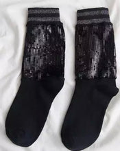 Load image into Gallery viewer, Unique sequins statement socks
