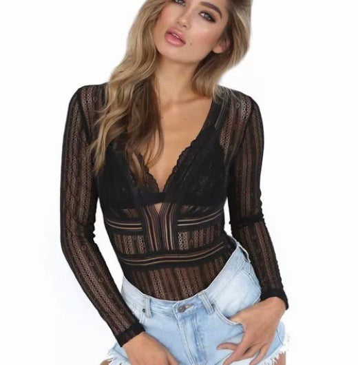 Sex Siren Bodysuit (Black)