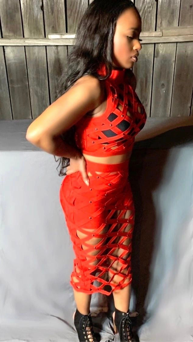 Entanglement 3 piece (shorts included) bandage